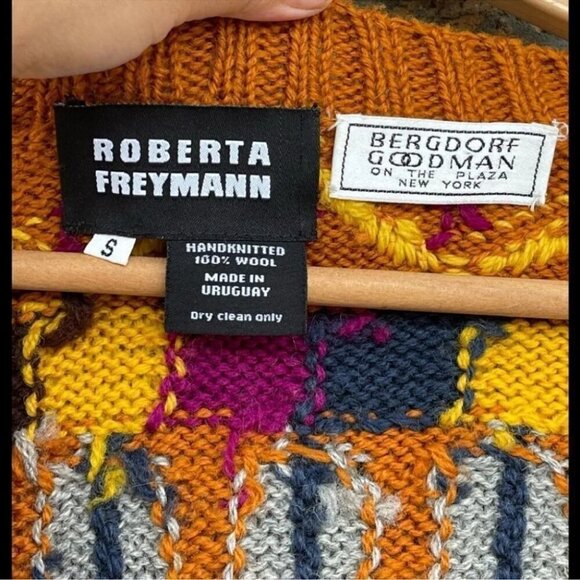 Roberta Freymann HandknittedSweater small - Picture 5 of 6